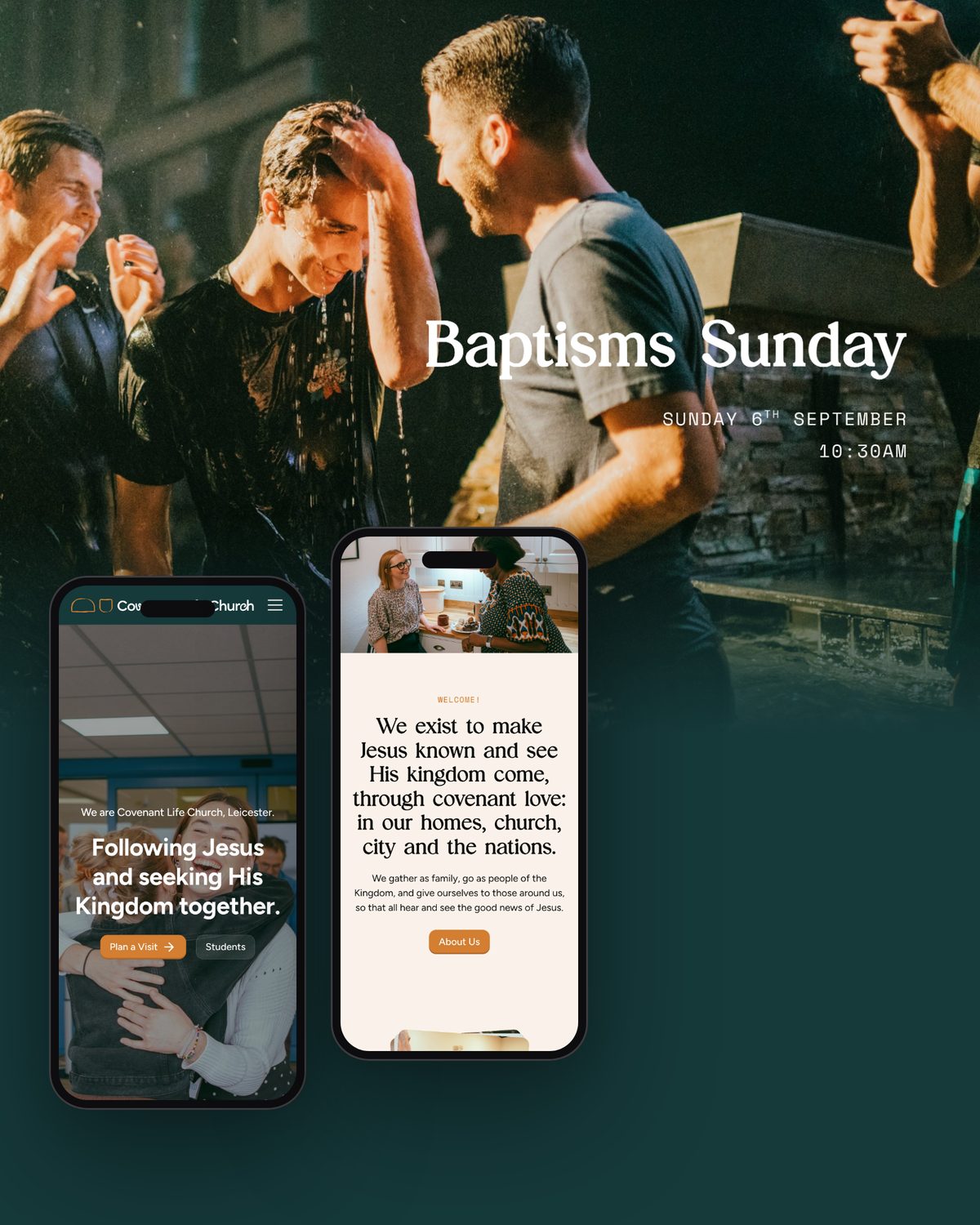 Covenant Life Church brand identity, website and photography