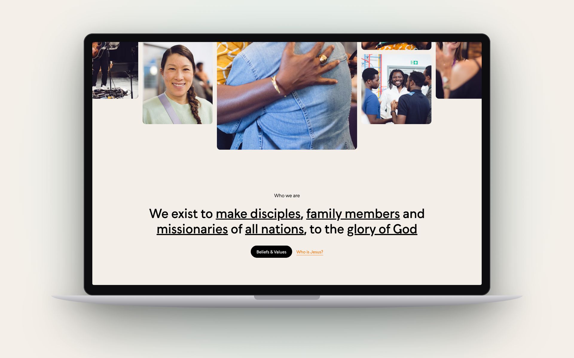 New Community Church: laptop